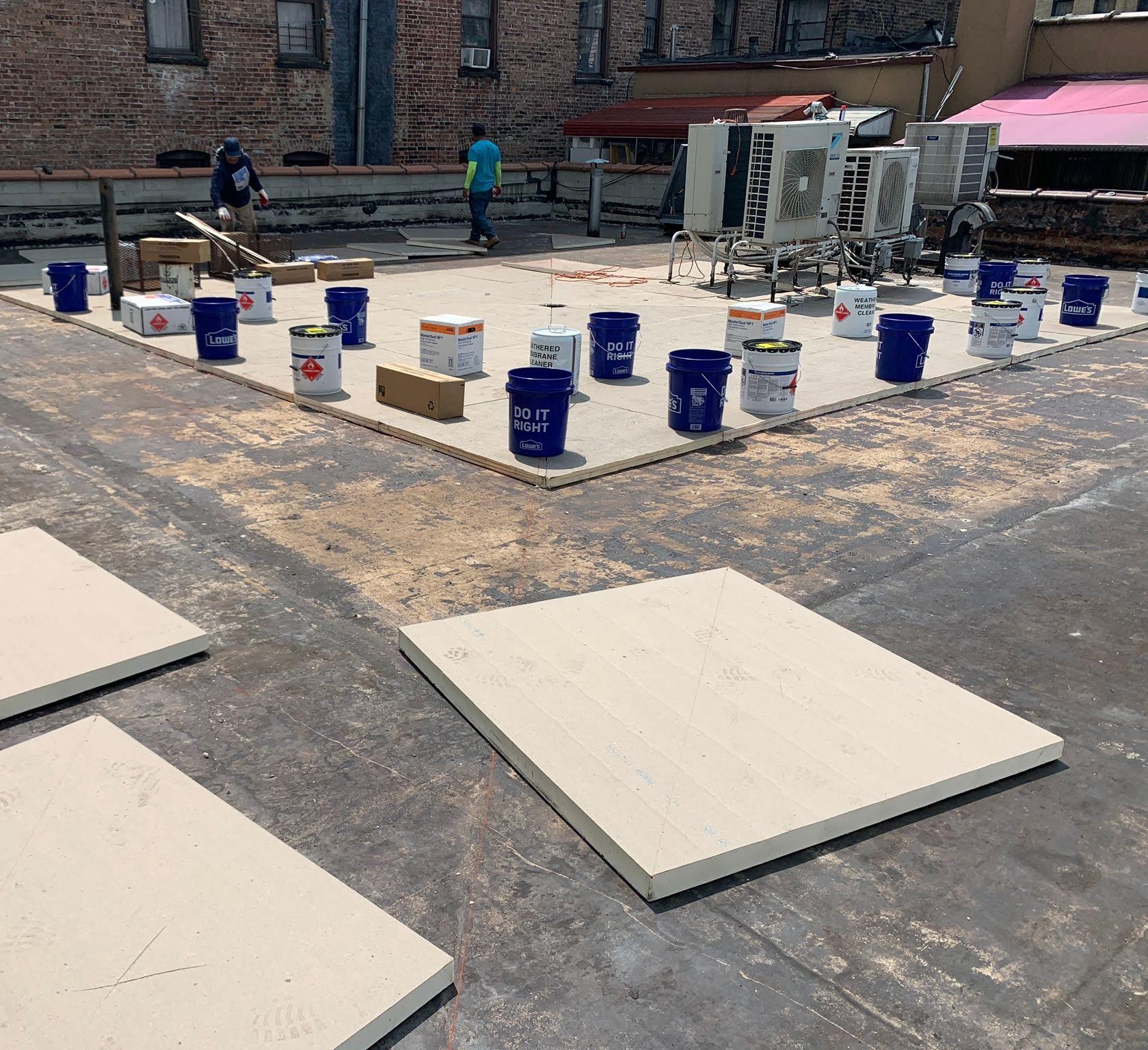 Flat roofing services NYC